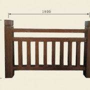 1.8米国标仿木护栏