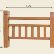 1.8米仿木护栏